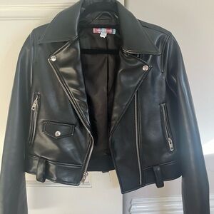 Urban Outfitters black leather jacket